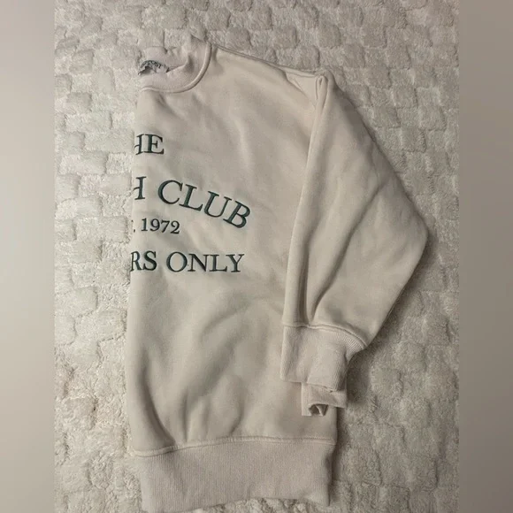 The Couch Club Beige Crew Neck Sweater - Picture 5 of 5